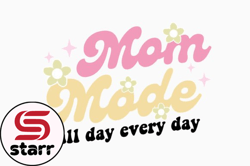 mom mode retro mothers day quotes svg design27