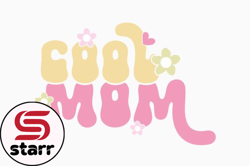 cool mom retro mothers day quotes svg design29