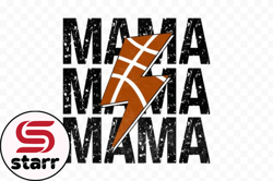 basketball mama stacked png design207