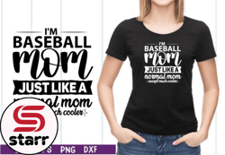 im baseball mom just like a normal mom design 46