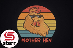 funny mama, mother day png, mother day png hen chicken mom mothers day design 55