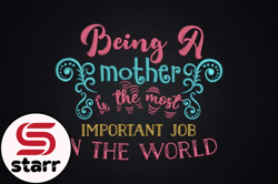 being a mother is the most important job design 80