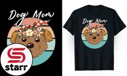 dog mom t shirt design 109