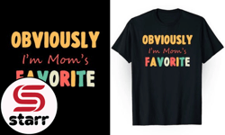 moms t-shirt obviously favorite design 113
