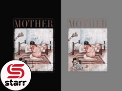 mother retro vintage png - mothers day design 175