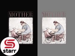 mother retro vintage png - mothers day design 174