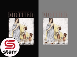 mother retro vintage png - mothers day design 179