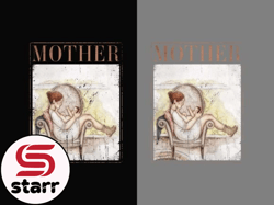 mother retro vintage png - mothers day design 180