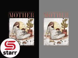 mother retro vintage png - mothers day design 182