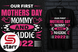 loving mothers day t-shirt design design 201