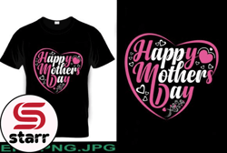 happy mothers day t-shirt design design 204