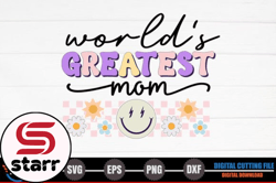 worlds greatest mom – retro mothers design 234