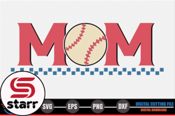 mom – retro baseball svg design 274