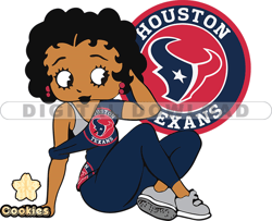 houston texans betty boop svg, nfl svg, girl sport svg, football svg download digital file 29