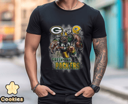 Green Bay Packers TShirt, Trendy Vintage Retro Style NFL Unisex Football Tshirt, NFL Tshirts Design 14