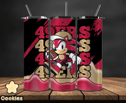 san francisco 49ers tumbler wraps, sonic tumbler wraps, ,nfl png,nfl teams, nfl sports, nfl design png, by cookies desig