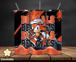 cincinnati bengals tumbler wraps, sonic tumbler wraps, ,nfl png,nfl teams, nfl sports, nfl design png, by cookies design