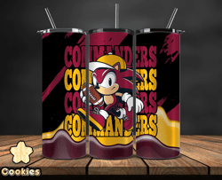 washington commanders tumbler wraps, sonic tumbler wraps, ,nfl png,nfl teams, nfl sports, nfl design png, by cookies des