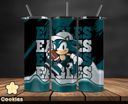 philadelphia eagles tumbler wraps, sonic tumbler wraps, ,nfl png,nfl teams, nfl sports, nfl design png, by cookies desig