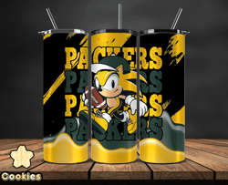 green bay packers tumbler wraps, sonic tumbler wraps, ,nfl png,nfl teams, nfl sports, nfl design png, by cookies design