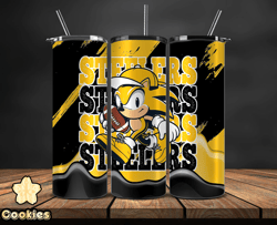 pittsburgh steelers tumbler wraps, sonic tumbler wraps, ,nfl png,nfl teams, nfl sports, nfl design png, by cookies desig