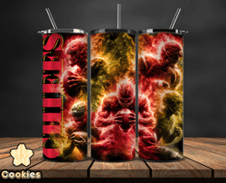 kansas city chiefs glow tumbler wraps, , nfl logo,, nfl sports, nfl design png by cookies  10