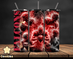 atlanta falcons glow tumbler wraps, , nfl logo,, nfl sports, nfl design png by cookies  15