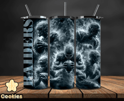 las vegas raiders glow tumbler wraps, , nfl logo,, nfl sports, nfl design png by cookies  23