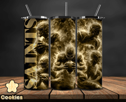 new orleans saints glow tumbler wraps, , nfl logo,, nfl sports, nfl design png by cookies  26