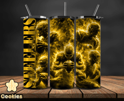 pittsburgh steelers glow tumbler wraps, , nfl logo,, nfl sports, nfl design png by cookies  28