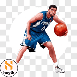 basketball player holding basketball png design 57