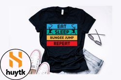 vintage bungee jump t shirt design design 202
