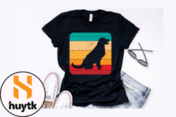 vintage dog retro t shirt design design 205