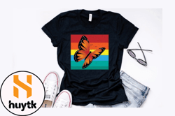 retro vintage butterfly t shirt design design 215