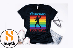 american football vintage design design 281