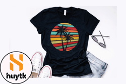 retro vintage palm tree design design 284