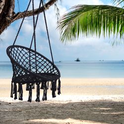 black swing,hammock chair macrame swing,