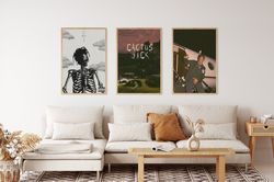 Travis Scott Poster, Travis Scott Set of 3 Posters, Wall Decor, Travis Scott, Aesthetic Poster, Music Poster, Trendy Pos