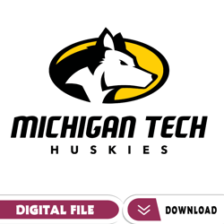 michigan tech huskies svg, football team svg, basketball, collage, game day, football, instant download