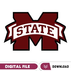 mississippi state bulldogs svg, football team svg, basketball, collage, game day, football, instant download