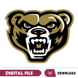 oakland golden grizzlies svg, football team svg, basketball, collage, game day, football, instant download