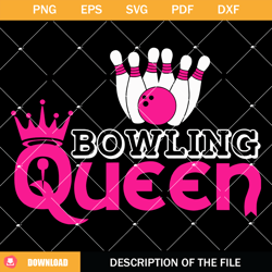 bowling ball queen svg, bowling player svg, bowling girl svg