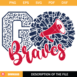 braves cheer svg, cheerleading braves svg, go braves svg