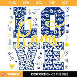 love rams svg, rams mascot svg, cheerleader svg, team