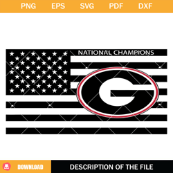 usa football national championships flag svg