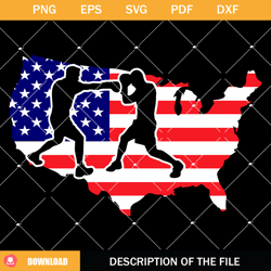 usa map flag boxing svg, fighting svg, boxers svg, sports