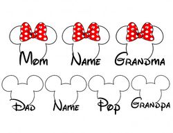 disney family bundle svg png crafting family delight