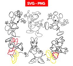 mickey outline png svg bundle crafting whimsical disney magic for diy enthusiasts