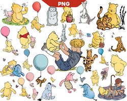 crafting nostalgia with classic winnie the pooh friends svg png
