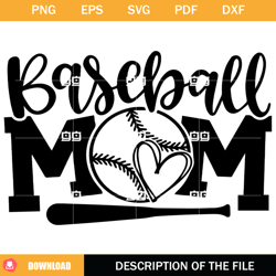 baseball mom svg, mom svg, sport baseball svg, love mom svg,nfl svg, nfl foodball